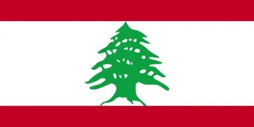 Bandera de Líbano